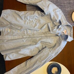Cat and jack long sleeved boys button down shirt